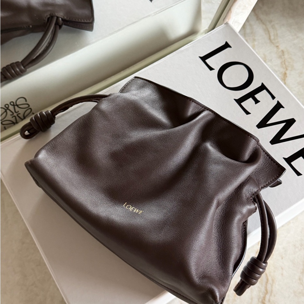 Loewe Mini Flamenco clutch in nappa calfskin